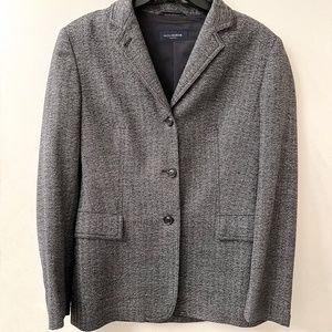 Piazza Sempione Lined Italian Black/White Tweed Jacket